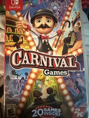 Nintendo Carnival Games - Red, Yellow, Blue Artwork